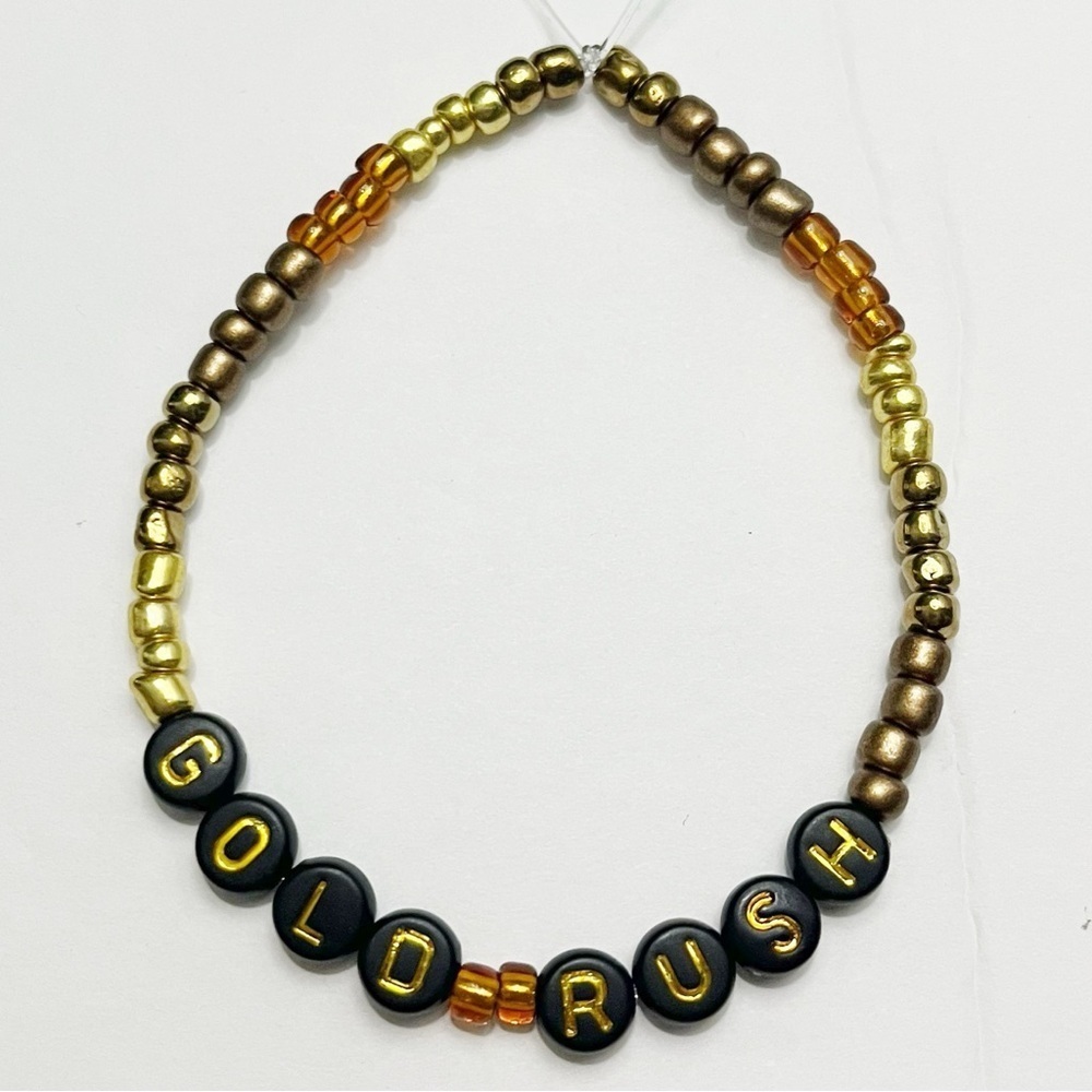 Taylor Swift Friendship Bracelet Gold Rush Evermore